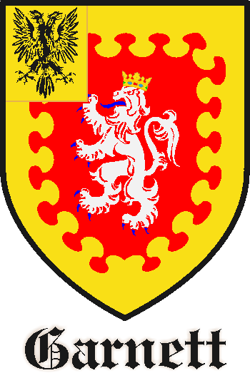 GARNETT family crest