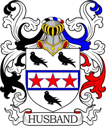 HUSBAND family crest