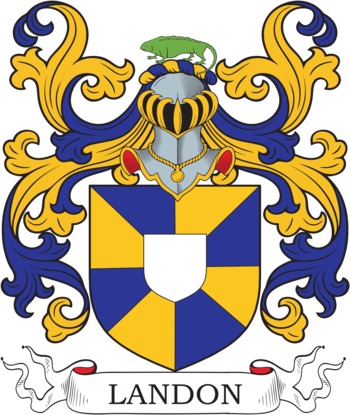 LANDON family crest