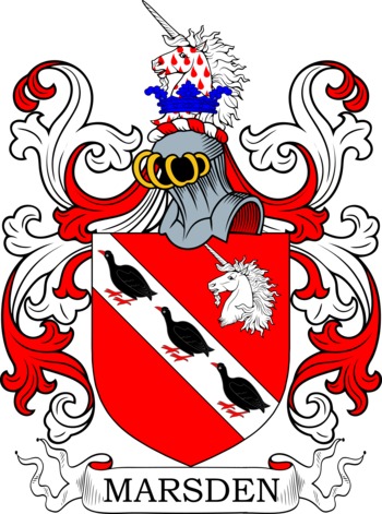 MARSDEN family crest