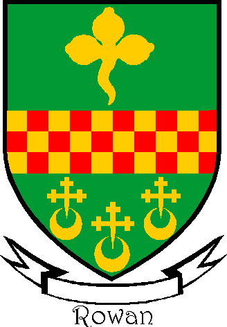 ROWAN family crest